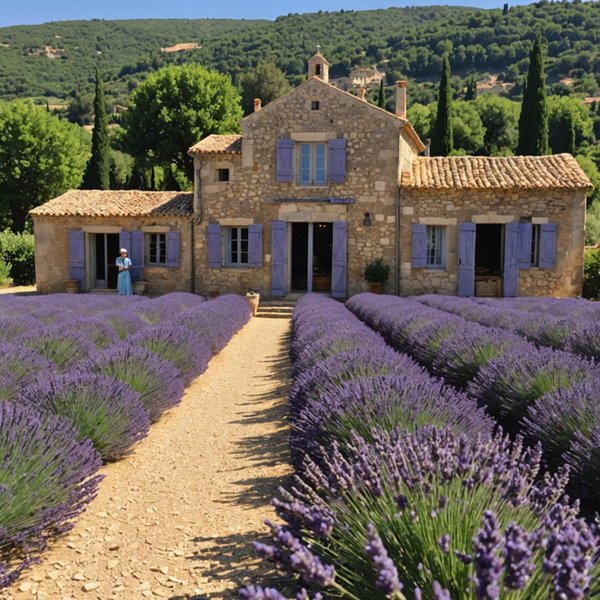 Comment trouver une location de vacances en Provence avec des ateliers de fabrication de bougies et des visites de lavanderaies?